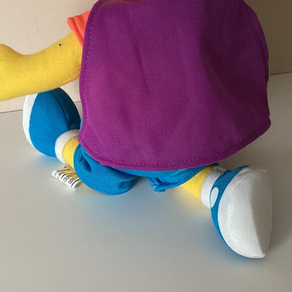 Vintage Bart Simpson Batman Stuffed Toy Superhero The Simpsons - Picture 5 of 9